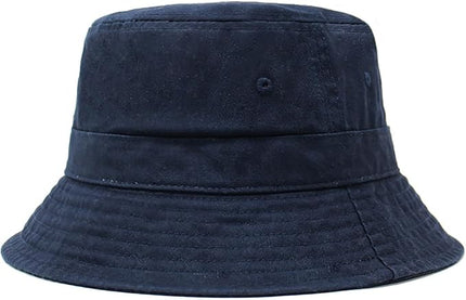 Hot Summer Bucket Hat - Trendy Cotton Sun Hat for Beach, Golf, Fishing - Fun Outdoor Vacation Boonie for Men and Women