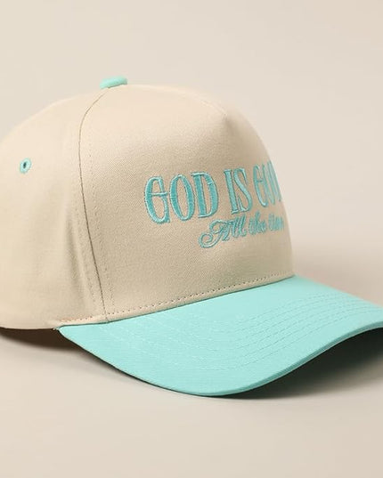 MIRMARU Two-Tone Vintage Canvas Trucker Hats for Men & Women, Adjustable Size Baseball Caps with Trendy Embroidered Design