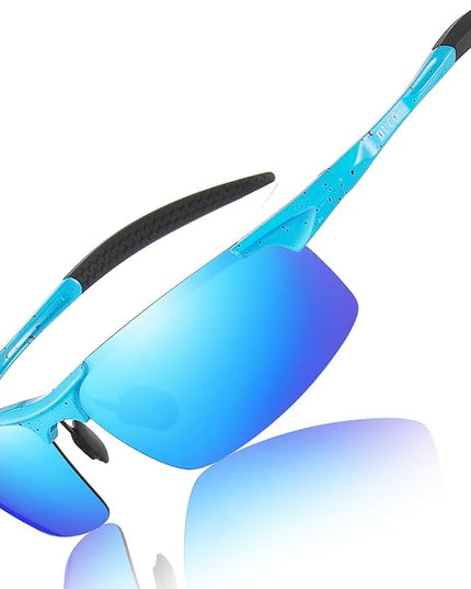 DUCO Mens Sports Polarized Sunglasses UV Protection Sunglasses for Men 8177s