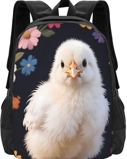 Wreath Chicken Notebook Backpack Fits 15 Inch Laptop Hiking Backpack Trip Daypack