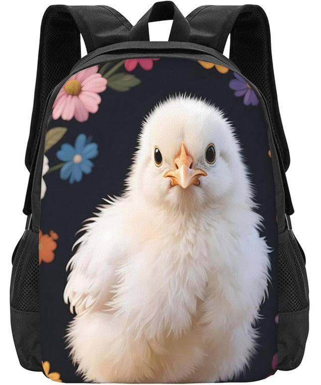 Wreath Chicken Notebook Backpack Fits 15 Inch Laptop Hiking Backpack Trip Daypack