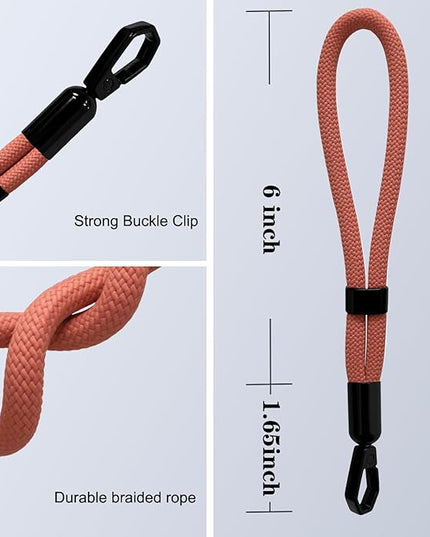Phone Lanyard, 2 Pack Adjustable Cell Phone Lanyard Hand Phone Wrist Strap with Tether Tabs for Smartphones