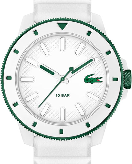 Lacoste.12.12 Scuba Men's 3H Quartz Watch, Silicone Strap - Modern, Classic Timepiece - Gift for Him, 43mm