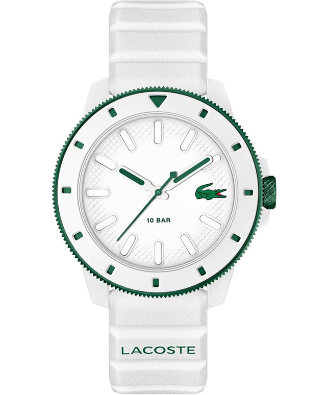 Lacoste.12.12 Scuba Men's 3H Quartz Watch, Silicone Strap - Modern, Classic Timepiece - Gift for Him, 43mm