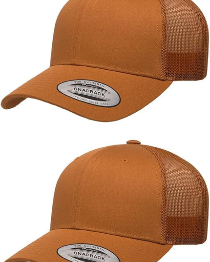 Yupoong Classic Premium Mesh 6 Panel Retro Trucker Cap | Mid Profile Snapback | OSFA | Bulk Pack Available