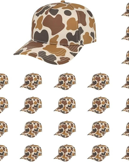 The Hat Pros Cap America i2026 Mid Profile 5-Panel Daybreak Camo Cap w/Quick-Dry Sweatband & Adjustable Snapback
