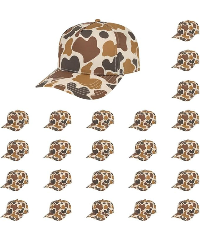 The Hat Pros Cap America i2026 Mid Profile 5-Panel Daybreak Camo Cap w/Quick-Dry Sweatband & Adjustable Snapback