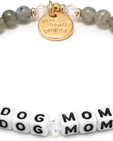 Little Words Project Mother's Day Gifts, The Original Word Bracelet, Made with Colorful Beads and Plated Brass Hardware, Handcrafted Design & Positive Message