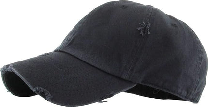 KBETHOS Vintage Washed Distressed Cotton Dad Hat Baseball Cap Adjustable Polo Trucker Unisex Style Headwear