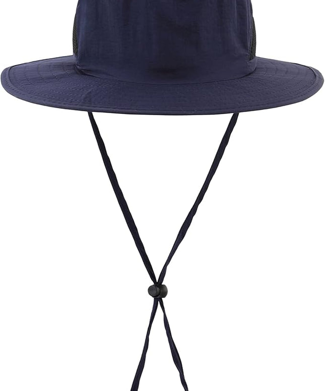 LLmoway Kids Sun Protection Hat Quick Dry Adjustable Wide Brim Mesh Bucket Hat