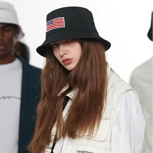 XYIYI Fashion Embroidery Bucket Hat Cotton Beach Fisherman Hats for Women Girls