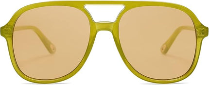 SOJOS Retro Polarized Aviator Sunglasses Womens Mens Classic 70s 80s Vintage Trendy Square Aviators SJ2174