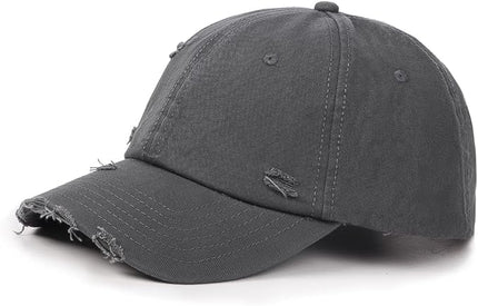 Zylioo XL XXL Oversize Baseball Cap, 100% Cotton Adjustable Dad Hat for Big Heads 23.5"-25.5", Soft Crown Large Size Cap