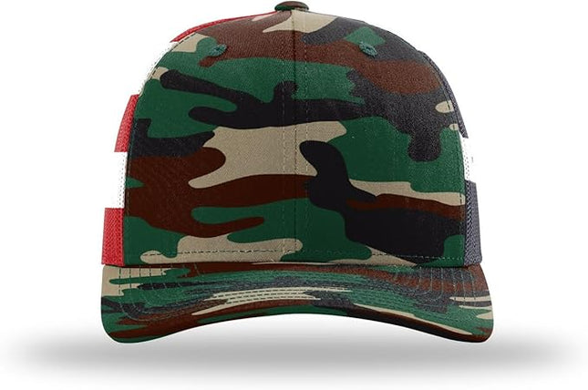 Richardson 112 Trucker Hat - Premium Adjustable Snapback Hat - Structured Six Panel Richardson Blank Caps