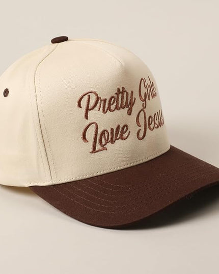 MIRMARU Two-Tone Vintage Canvas Trucker Hats for Men & Women, Adjustable Size Baseball Caps with Trendy Embroidered Design