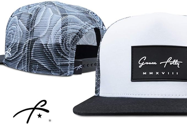 Grace Folly Trucker Hat for Men & Women. Snapback Mesh Caps