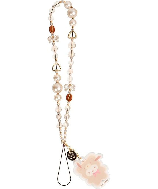 iFace Hello Kitty and Friends Beaded Wristlet Universal Charm Strap [Latte Bear Series] – Cute Wrist Strap for Cell Phone Camera Keys AirPods