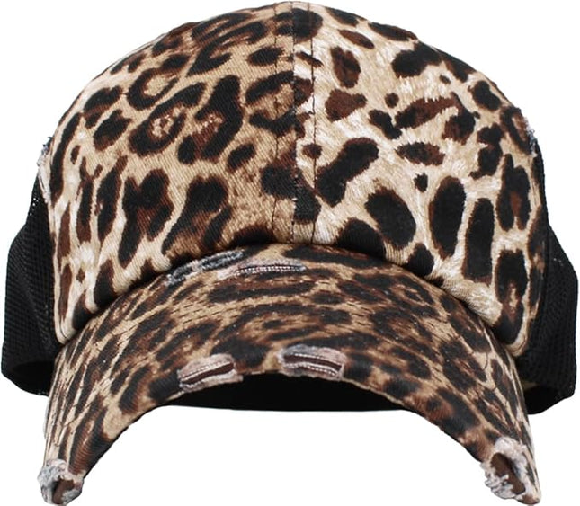 KBETHOS Vintage Washed Distressed Cotton Dad Hat Baseball Cap Adjustable Polo Trucker Unisex Style Headwear