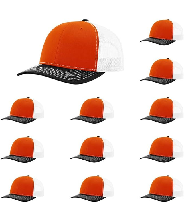 Richardson 112 Classic Six-Panel Adjustable Snapback Trucker Cap | Bulk Packs Available
