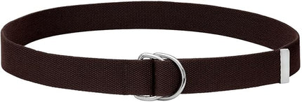 Falari Canvas Web Belt Metal Double D Ring Buckle for Men Women Casual Cloth Military Style Belt 1 1/2" Wide