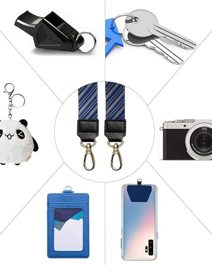 SHANSHUI Cell Phone Lanyard, Universal Phone Neck Strap Wirst Lanyard Leash for Smartphone Safety Tether System - Blue