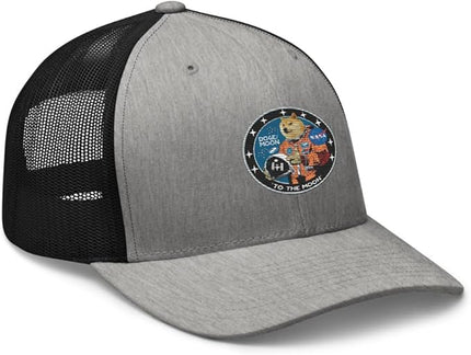 Doge/Moon NASA Logo Trucker Cap