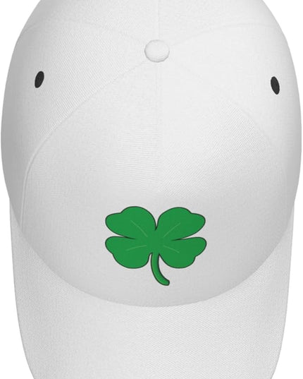 St. Patrick's Day Baseball Cap, Irish Green Clover Trucker Hat for Men Women, Fashion Adjustable Sun Visor Dad Hat