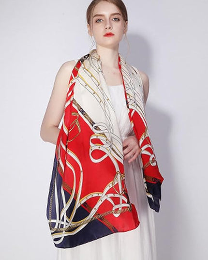 Silk Scarf Mulberry Silk Fashion Scarves Long Lightweight Shawl Wrap …