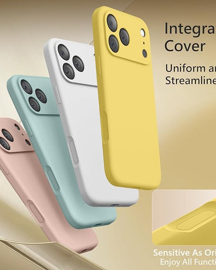 FireNova Magnetic for iPhone 17 Pro Max Case, Compatible with MagSafe, [Integrated Silicone Camera Control Button] [Camera Protection] Anti-Scratch Microfiber Lining Phone Case, 6.9", Yellow