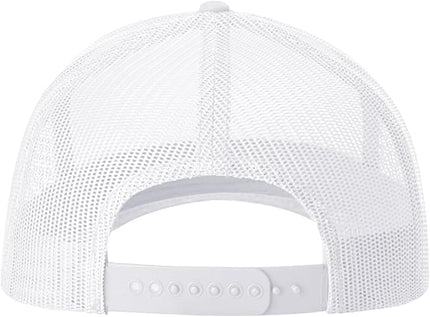 TZ Promise Men Women Plain Cotton Trucker Cap with Breathable Mesh Back, Snapback Baseball Hats