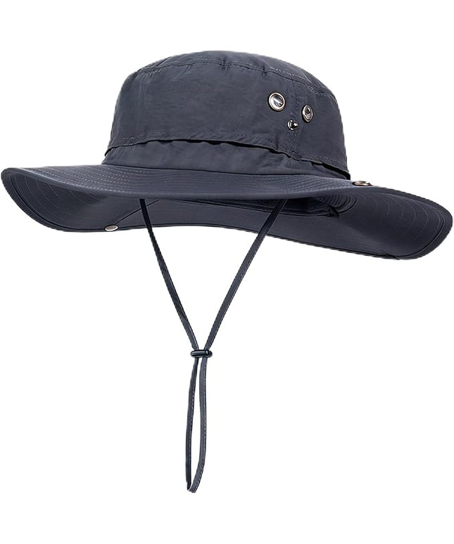 PLCWSCFV Plus Size XL XXL Sun Hats for Men Bucket Boonie UV Protection UPF50+ Waterproof Wide Brim Foldable Fishing Beach