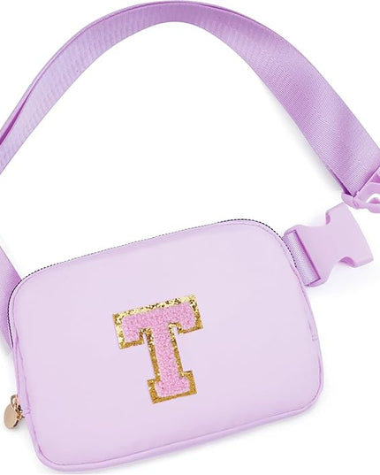 Uygafly Birthday Gifts for 4 5 6 7 8 9 10 11 12 13 Year Old Girls,Graduation Gifts for Teens Kids Daughter Sister Her,Fanny Pack Crossbody Bag Belt Bag Cute Trendy Stuff | Lavender,T