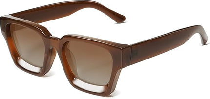 VANLINKER Thick Square Sunglasses for Men Women Retro Chunky Rectangle Shades UV400 Protection VL9731