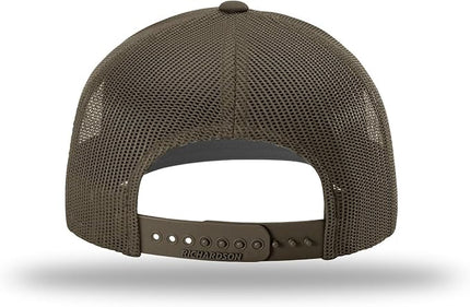 Richardson 112 Trucker Hat - Premium Adjustable Snapback Hat - Structured Six Panel Richardson Blank Caps