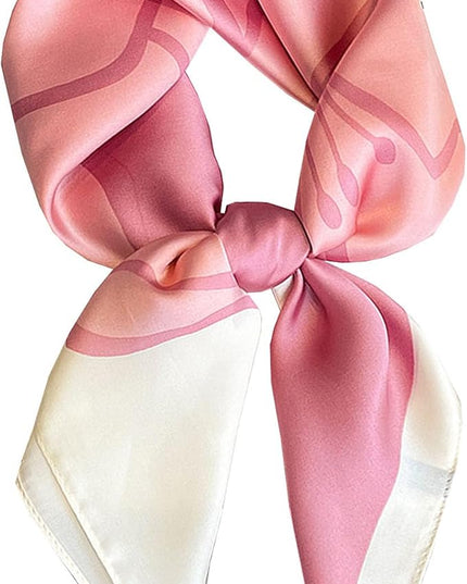 Dailyacc Hair Bandanas Scarf For Women Lightweight Fashion Neck Silk Satin Head Scarves For Sleeping Handbags Scarf
