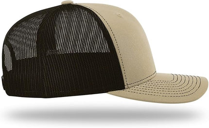 Richardson 112 Trucker Hat - Premium Adjustable Snapback Hat - Structured Six Panel Richardson Blank Caps
