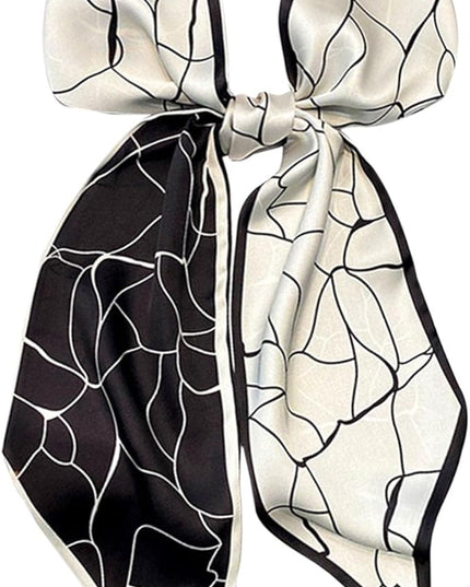 Dailyacc Hair Scarf for Women Fashion Silky Satin Headscarf Wrap Breathable Lightweight Neck Scarves For Handbag