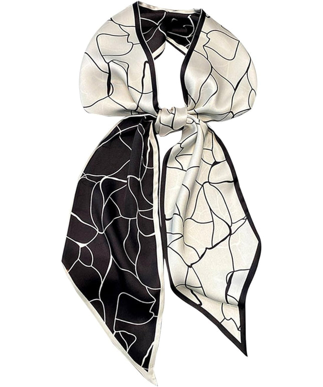 Dailyacc Hair Scarf for Women Fashion Silky Satin Headscarf Wrap Breathable Lightweight Neck Scarves For Handbag