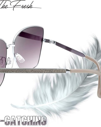 The Fresh Classic Crystal Elegant Women Beauty Design Sunglasses Gift Box