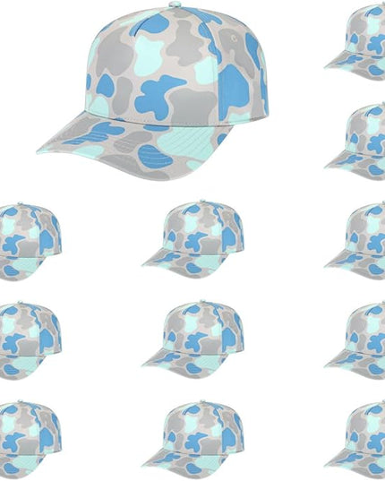 The Hat Pros Cap America i2026 Mid Profile 5-Panel Daybreak Camo Cap w/Quick-Dry Sweatband & Adjustable Snapback