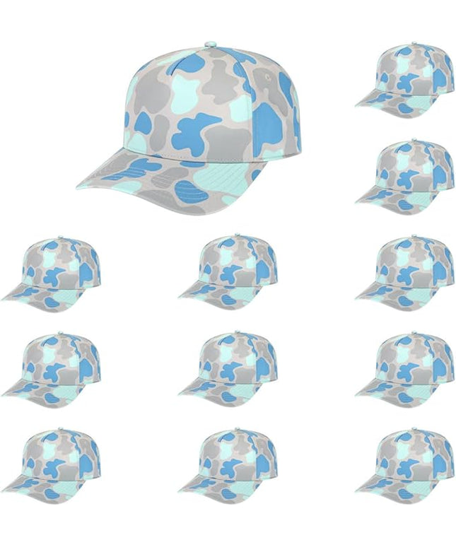 The Hat Pros Cap America i2026 Mid Profile 5-Panel Daybreak Camo Cap w/Quick-Dry Sweatband & Adjustable Snapback