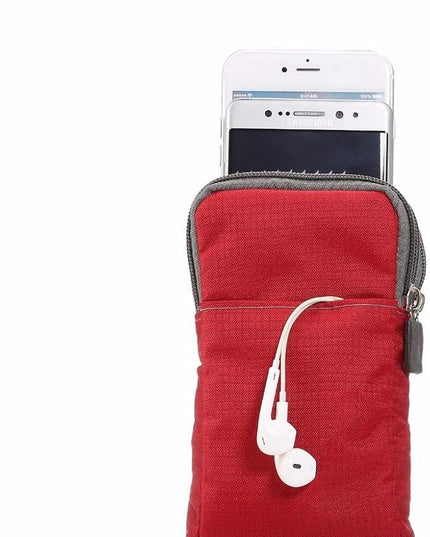 Universal Crossbody Cell Phone Purse Waist Pack Bag for Outdoor Sports Moblie Phone Carrying Cases Shoulder Belt Bag Pouch for iPhone 7 6/6S Plus Samsung Galaxy Phones Under 6.0'' from WaitingU