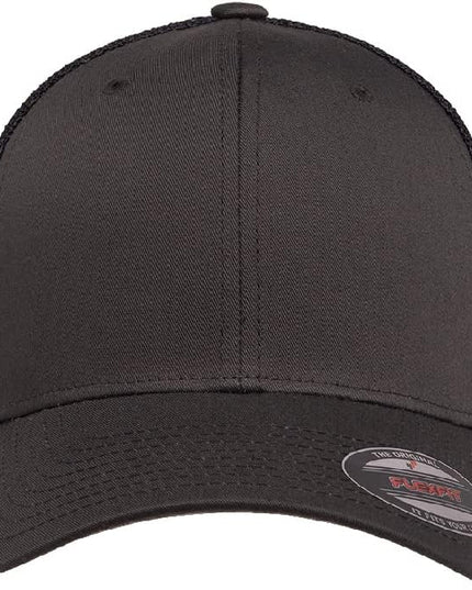 Flexfit 6511 Fitted Mid-Profile Stretchable Mesh Panels Trucker Cap | Bulk Pack Available