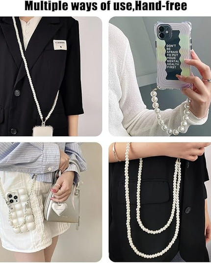 2Pcs Phone Crossbody Lanyard and Wrist Strap, Universal Cell Phone Lanyard Strap with 2Tether Tab