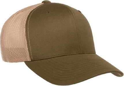 Yupoong Classic Premium Mesh 6 Panel Retro Trucker Cap | Mid Profile Snapback | OSFA | Bulk Pack Available