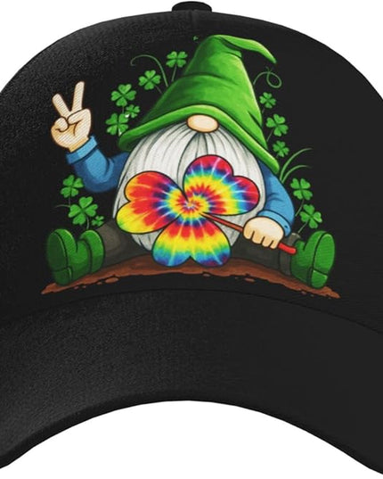 St. Patrick's Day Lucky Shamrock Hat Adjustable Irish Green Clover Baseball Cap Trucker Hat for Men Women
