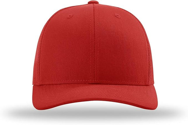 Richardson 112 Trucker Hat - Premium Adjustable Snapback Hat - Structured Six Panel Richardson Blank Caps
