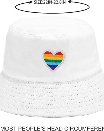 XYIYI Fashion Embroidery Bucket Hat Cotton Beach Fisherman Hats for Women Girls