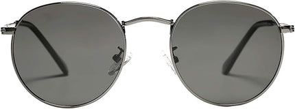 Pro Acme Small Round Metal Polarized Sunglasses for Women Retro Designer Style