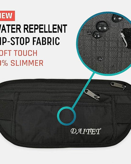 DAITET Crossbody Fanny Pack for Men&Women,Large Waist Bag & Hip Bum Bag with Adjustable Strap for Outdoors Workout Traveling Casual Running Hiking Cycling